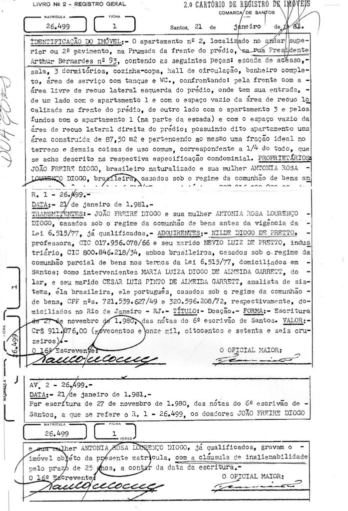 1981.01.26 Sonegado - R Artur Bernardes 93 apto 2