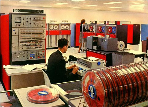 Peripherals: card reader, magnetic tape drives, magnetic discs.