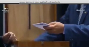 Contagem dos votos no Congresso